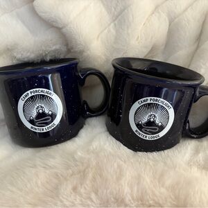 Camp Porchlight Winter Lodge Navy Mugs Set